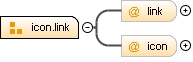 Content model icon.link
